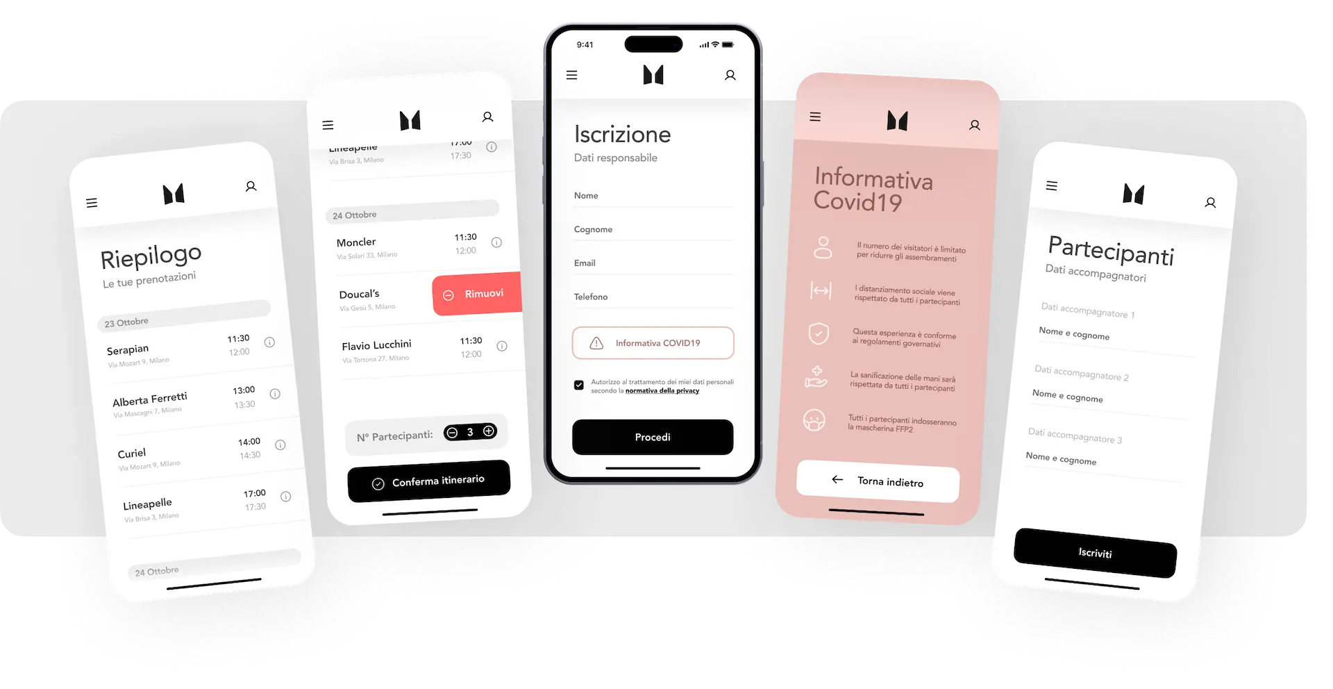 Processo<br>d'iscrizione