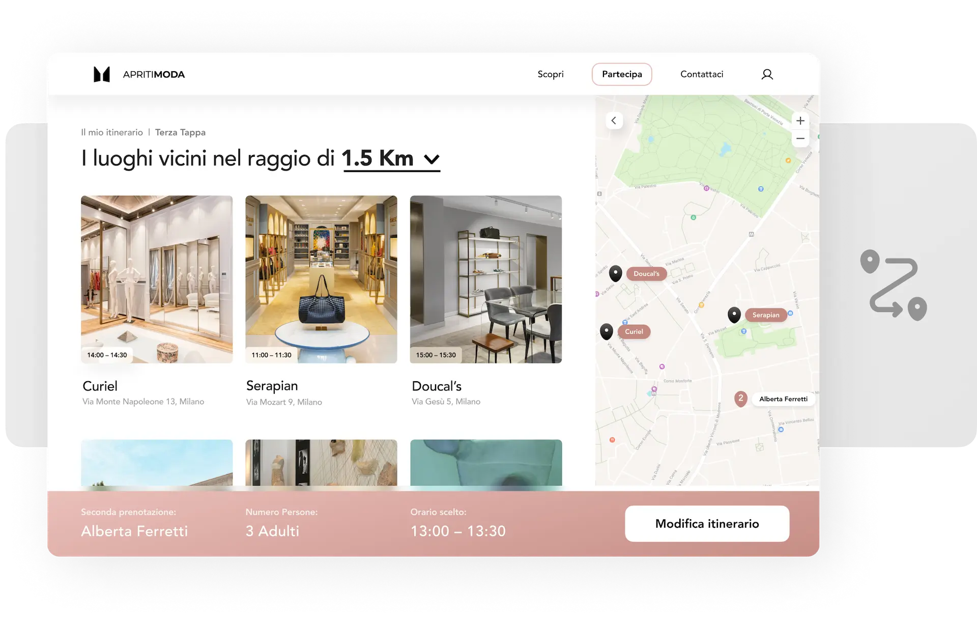 Itinerario<br>modulare