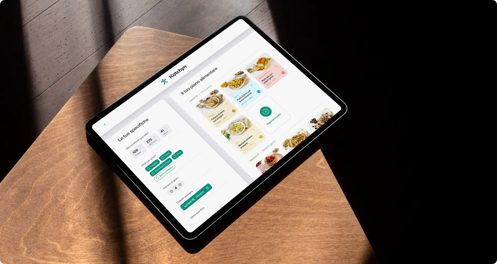 Una dieta bilanciata direttamente a casa tua